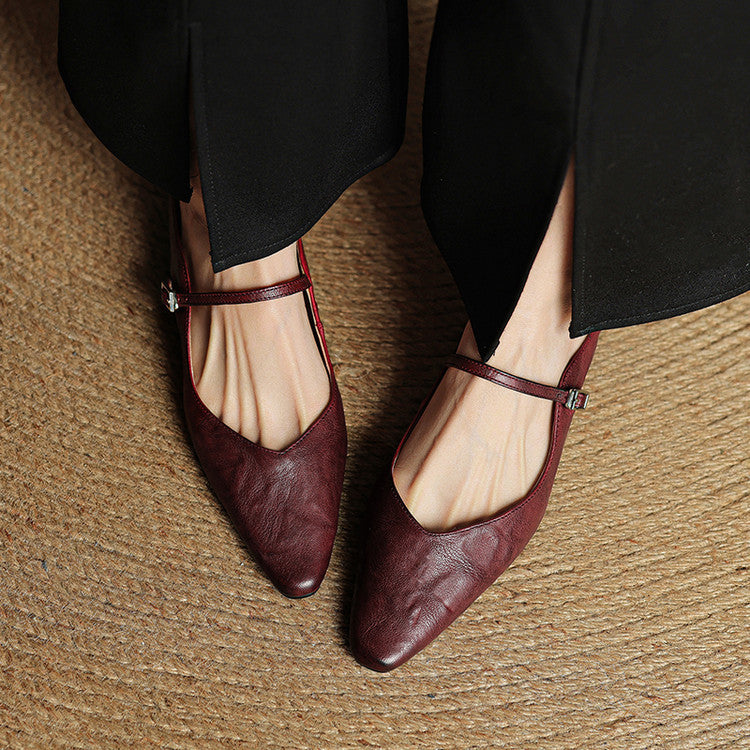 Women's Pointed Toe Mule Flats