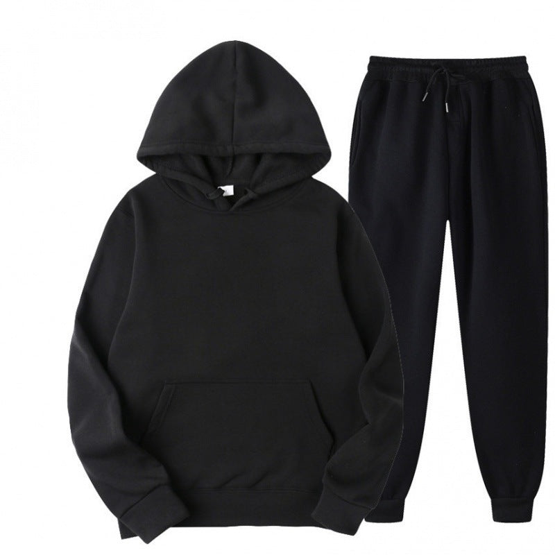 Men's Pullover Relaxed Tracksuit Set