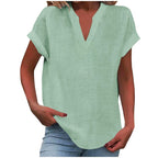 Women's Easy V-Neck Blouse
