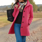 Women's Buttoned Classic Overcoat