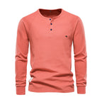 Men's Waffle Henley Shirt