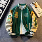 Men's Embroidered Patchwork Streetwear Jacket
