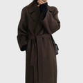 Women's Tailored Belted Wool-Blend Coat