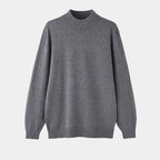 Men's Wool Mock Neck Jumper