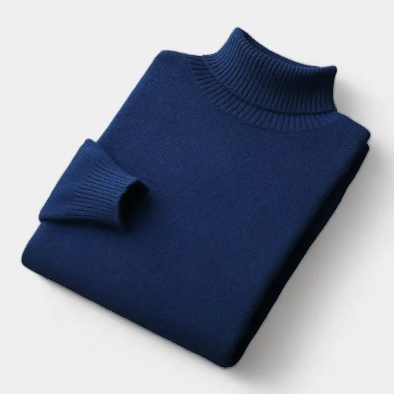 Men's Winter Merino Roll Neck Jumper
