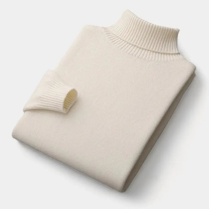 Men's Winter Merino Roll Neck Jumper