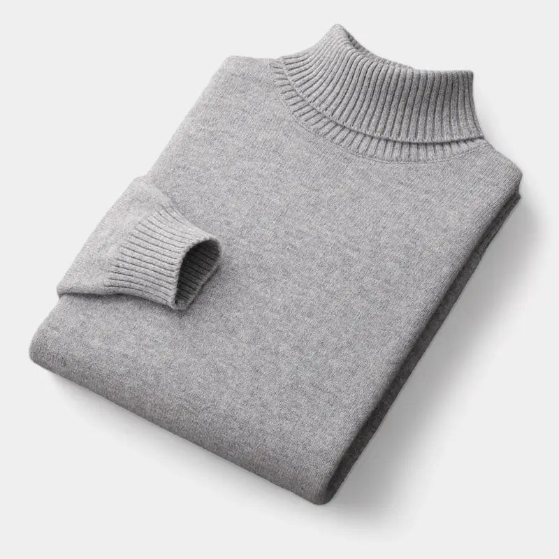 Men's Winter Merino Roll Neck Jumper