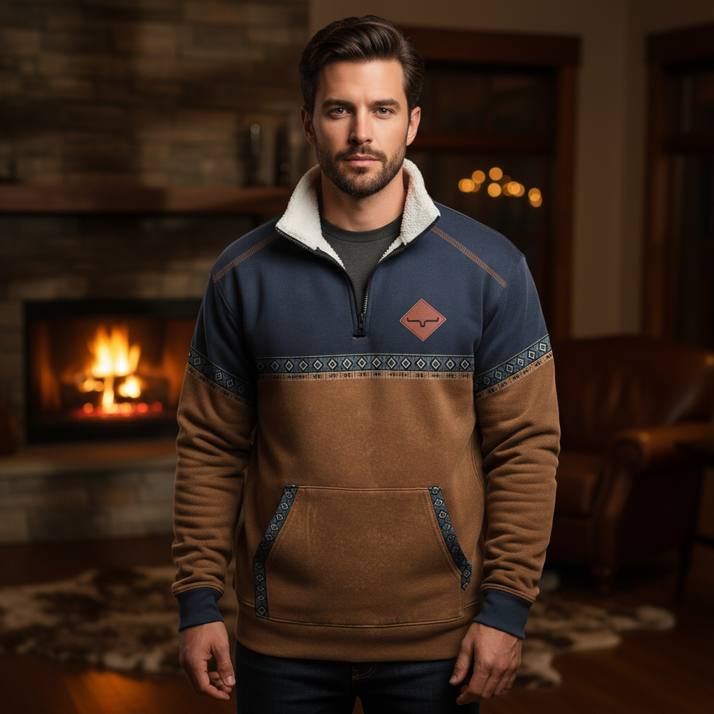 Men's Fleece Quarter Zip Jumper