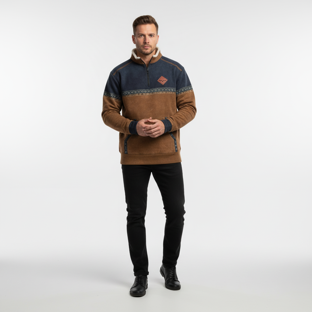 Men's Fleece Quarter Zip Jumper