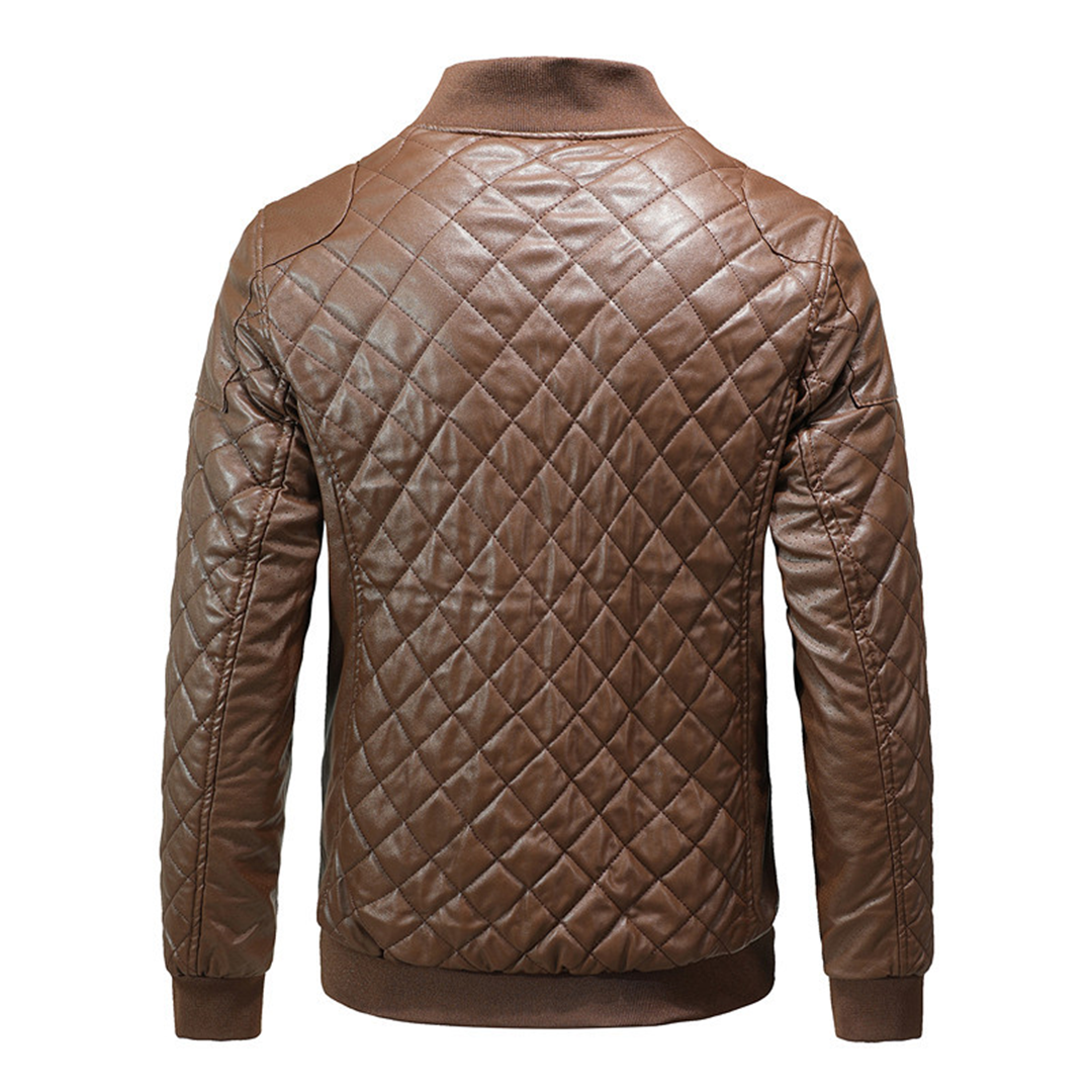 Men's Slim Fit Leather Jacket