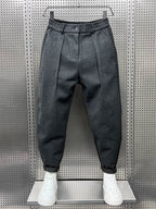Men's Pleated Tapered Trousers