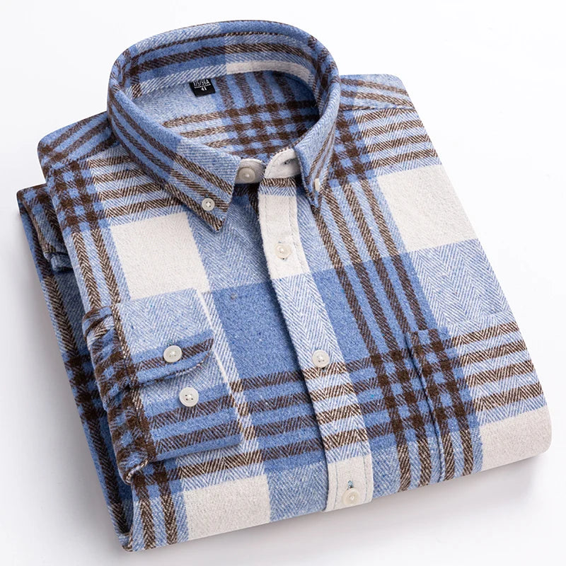Men's Plaid Flannel Shirt