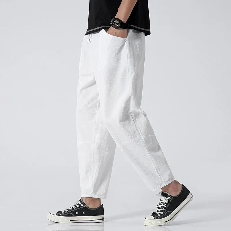 Men's Cropped Summer Trousers