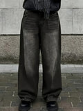 Men's Wide Leg Baggy Denim Jeans