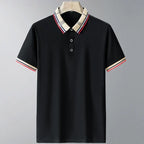 Men's Refined Contrast Collar Polo