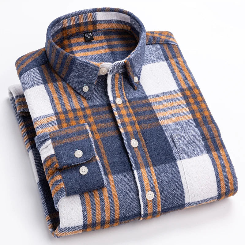 Men's Plaid Flannel Shirt