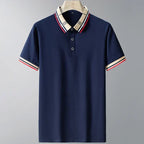Men's Refined Contrast Collar Polo