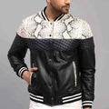 Men's Slim Fit Leather Bomber