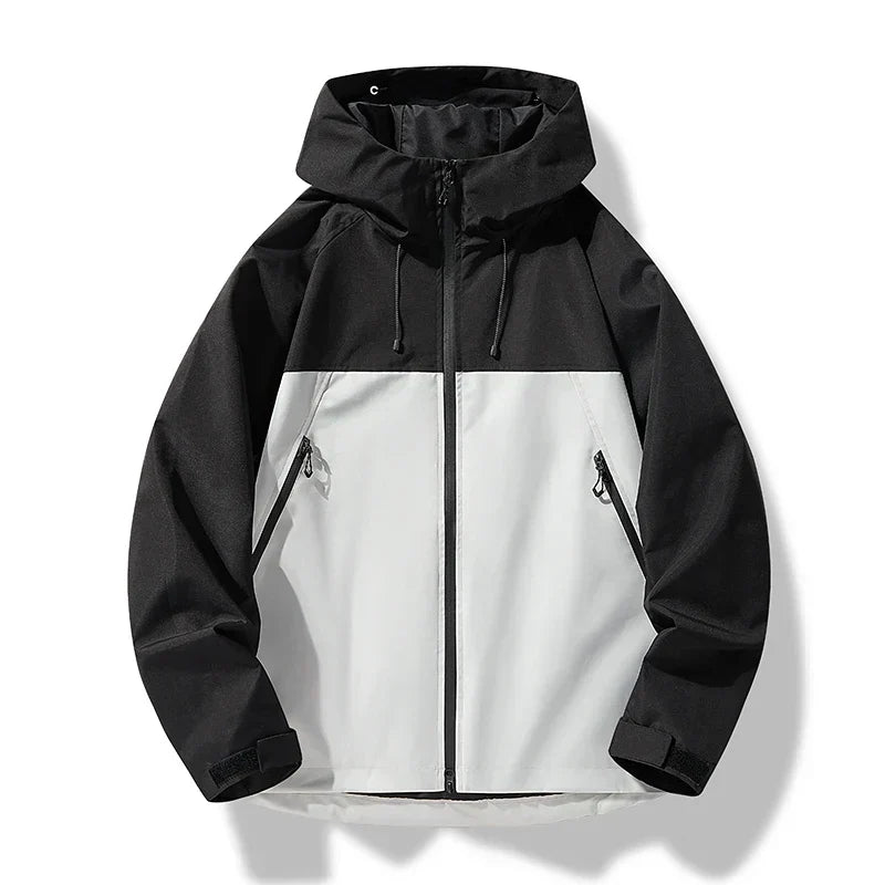 Men's Waterproof Hooded Shell Jacket