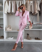 Women's Double Breasted Trouser Suit