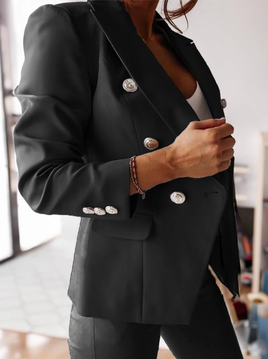 Women's Double Breasted Trouser Suit