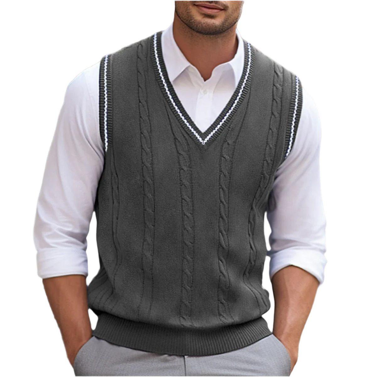 Men's Lightweight V-Neck Gilet