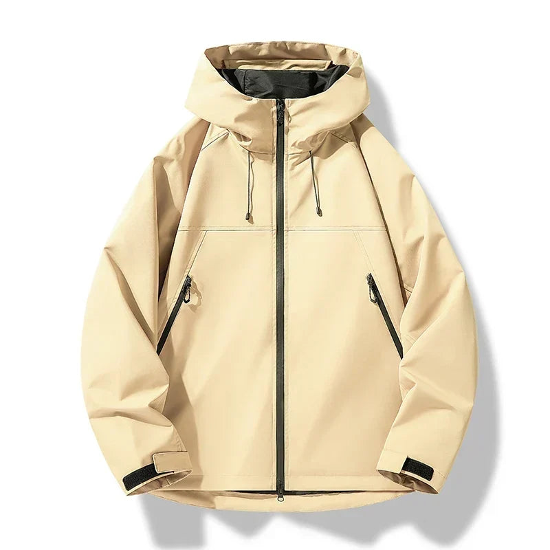 Men's Waterproof Hooded Shell Jacket