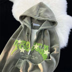 Men's Embroidered Streetwear Hoodie