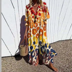 Women's Floral Boho Maxi Dress