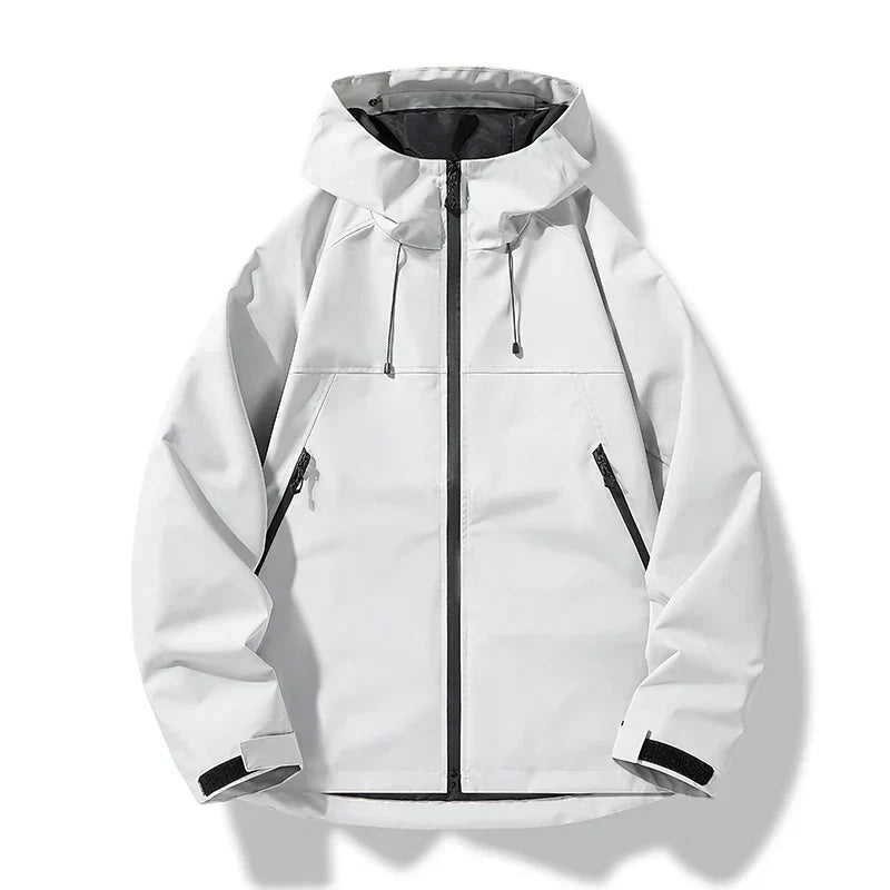 Men's Waterproof Hooded Shell Jacket