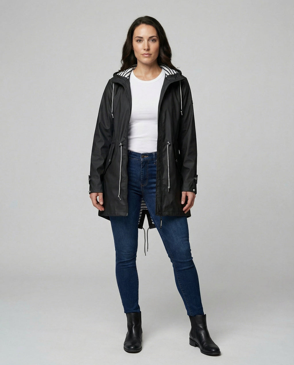 Women's Adjustable Hooded Parka