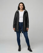 Women's Adjustable Hooded Parka