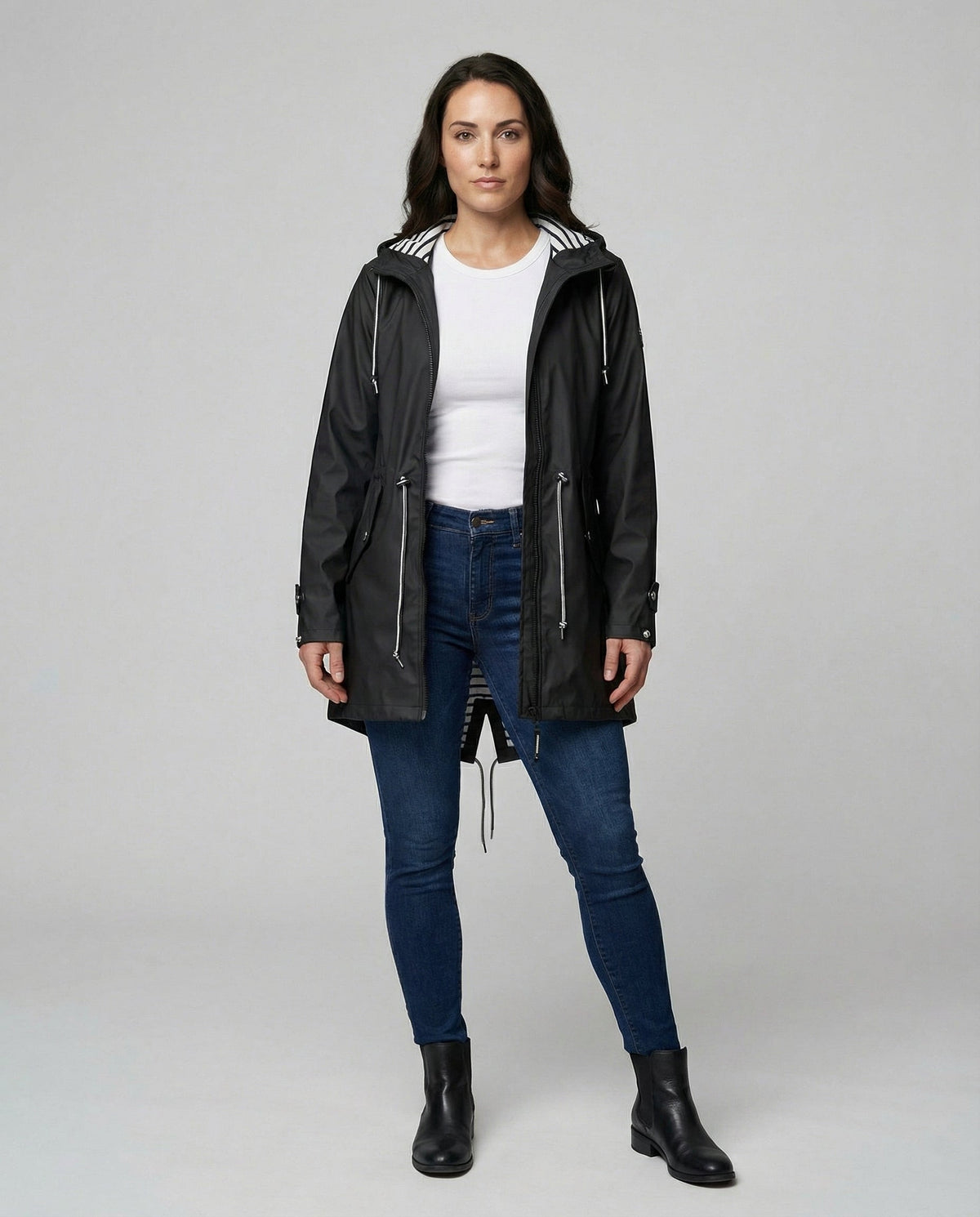 Women's Adjustable Hooded Parka