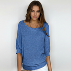 Women's Wide Neck Knit Jumper