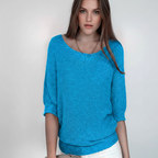 Women's Wide Neck Knit Jumper