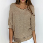 Women's Wide Neck Knit Jumper