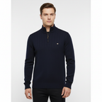 Men's Ribbed Stand Collar Jumper