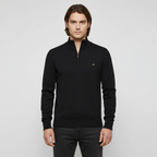 Men's Ribbed Stand Collar Jumper