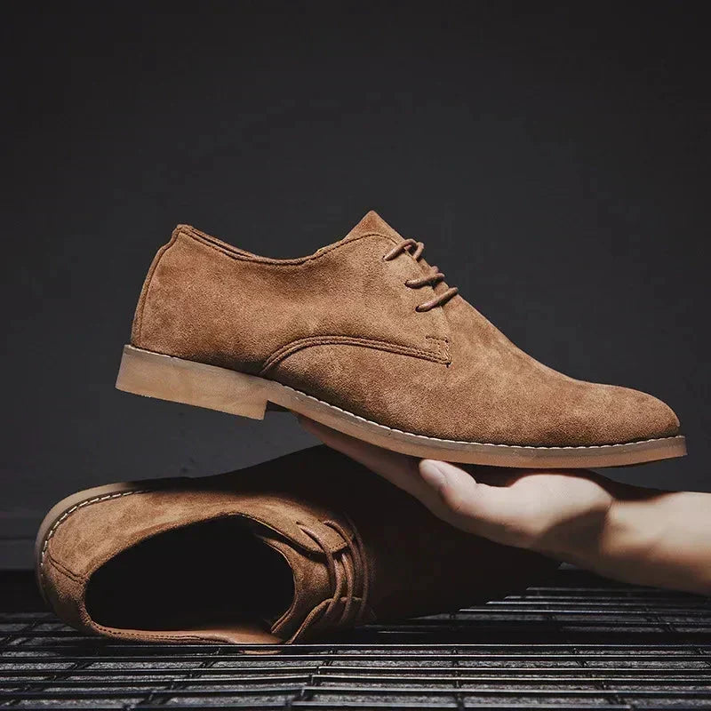 Men's Vegan Suede Oxfords