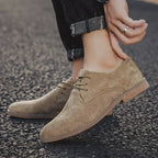 Men's Vegan Suede Oxfords