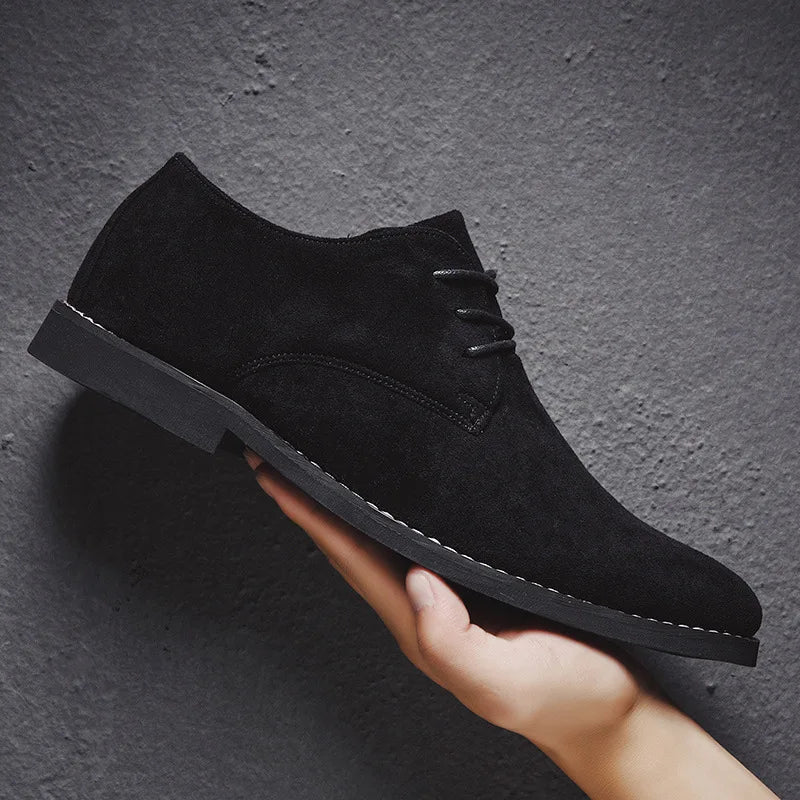 Men's Vegan Suede Oxfords