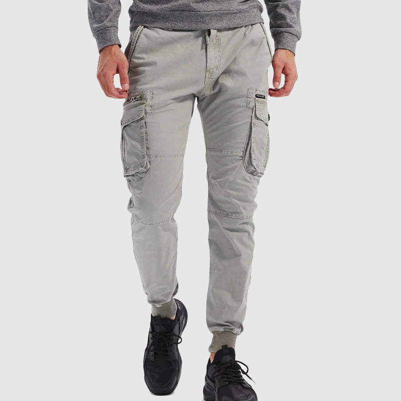 Men's Elastic Waist Cargo Joggers