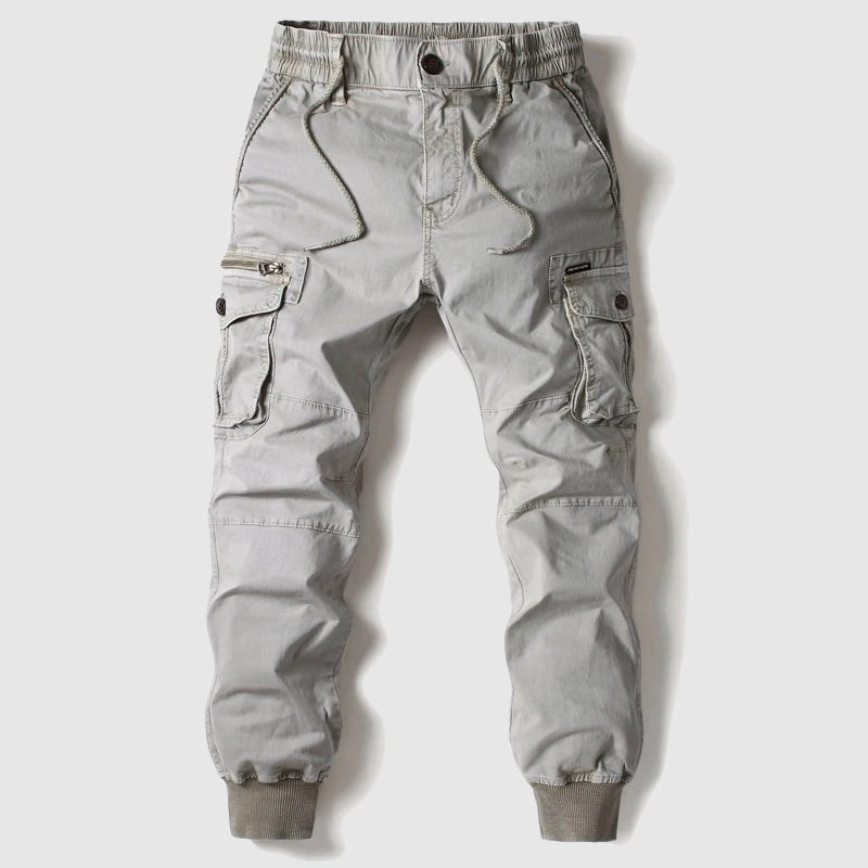 Men's Elastic Waist Cargo Joggers