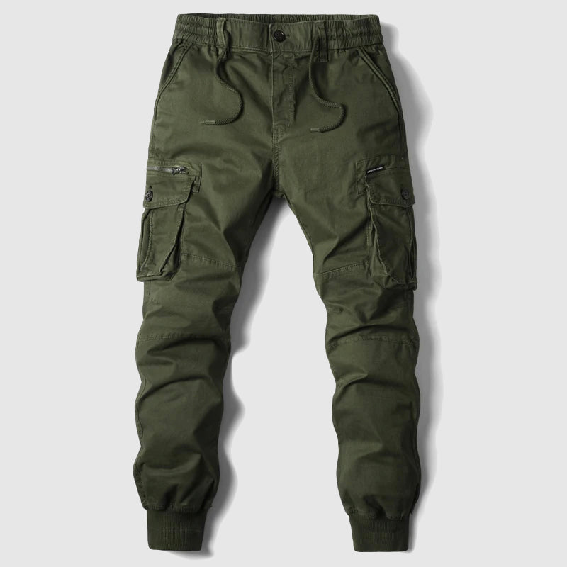 Men's Elastic Waist Cargo Joggers
