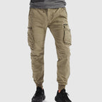 Men's Elastic Waist Cargo Joggers