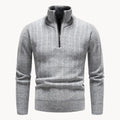 Men's Stand Collar Quarter Zip Jumper