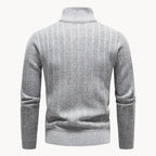 Men's Stand Collar Quarter Zip Jumper