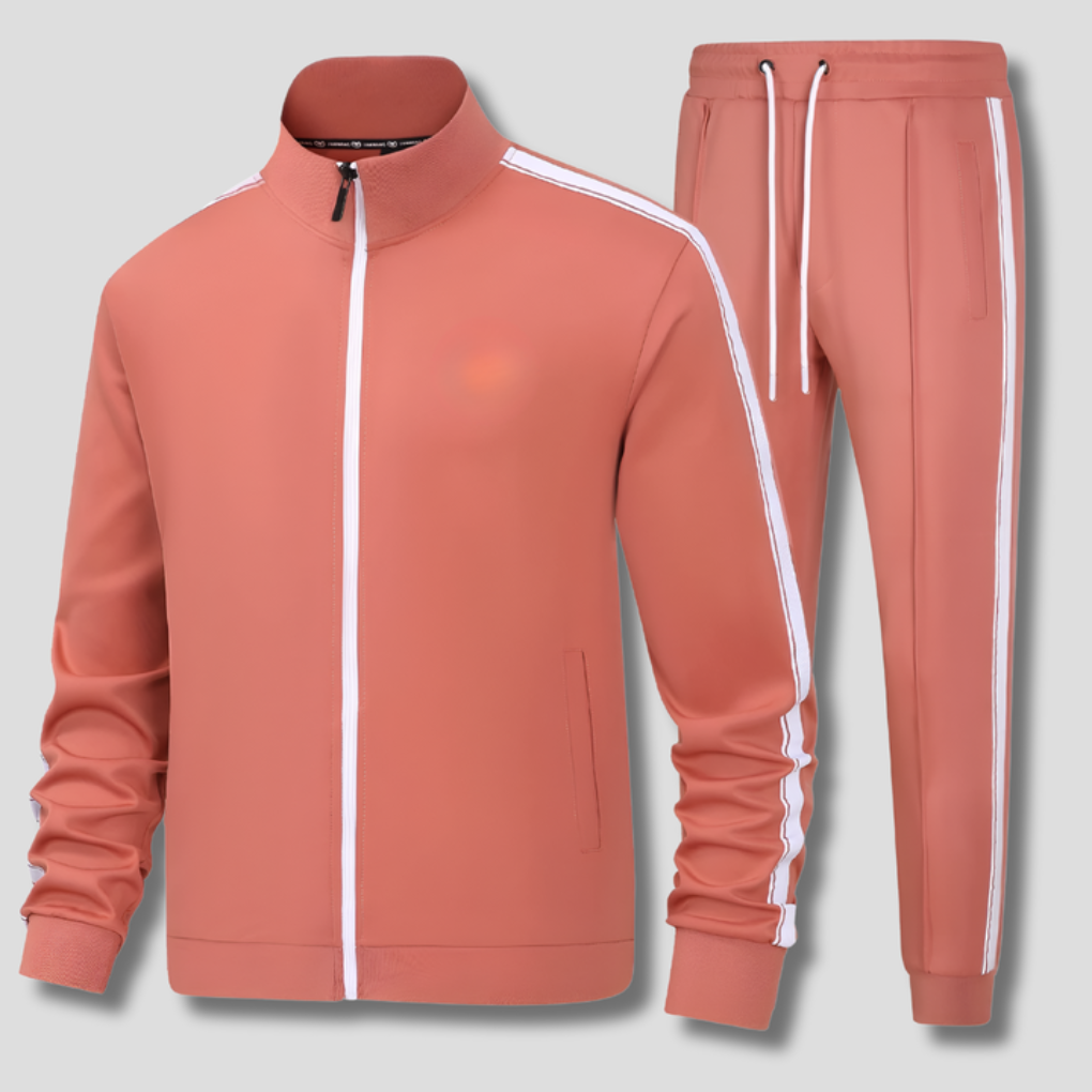 Men's Striped Athletic Tracksuit