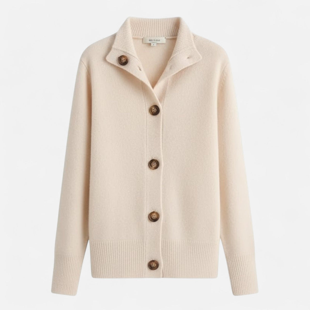Women's Stand-Collar Knit Coat