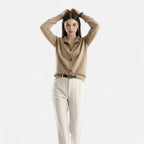 Women's Stand-Collar Knit Coat